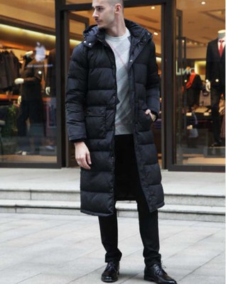 mens long puffer jacket